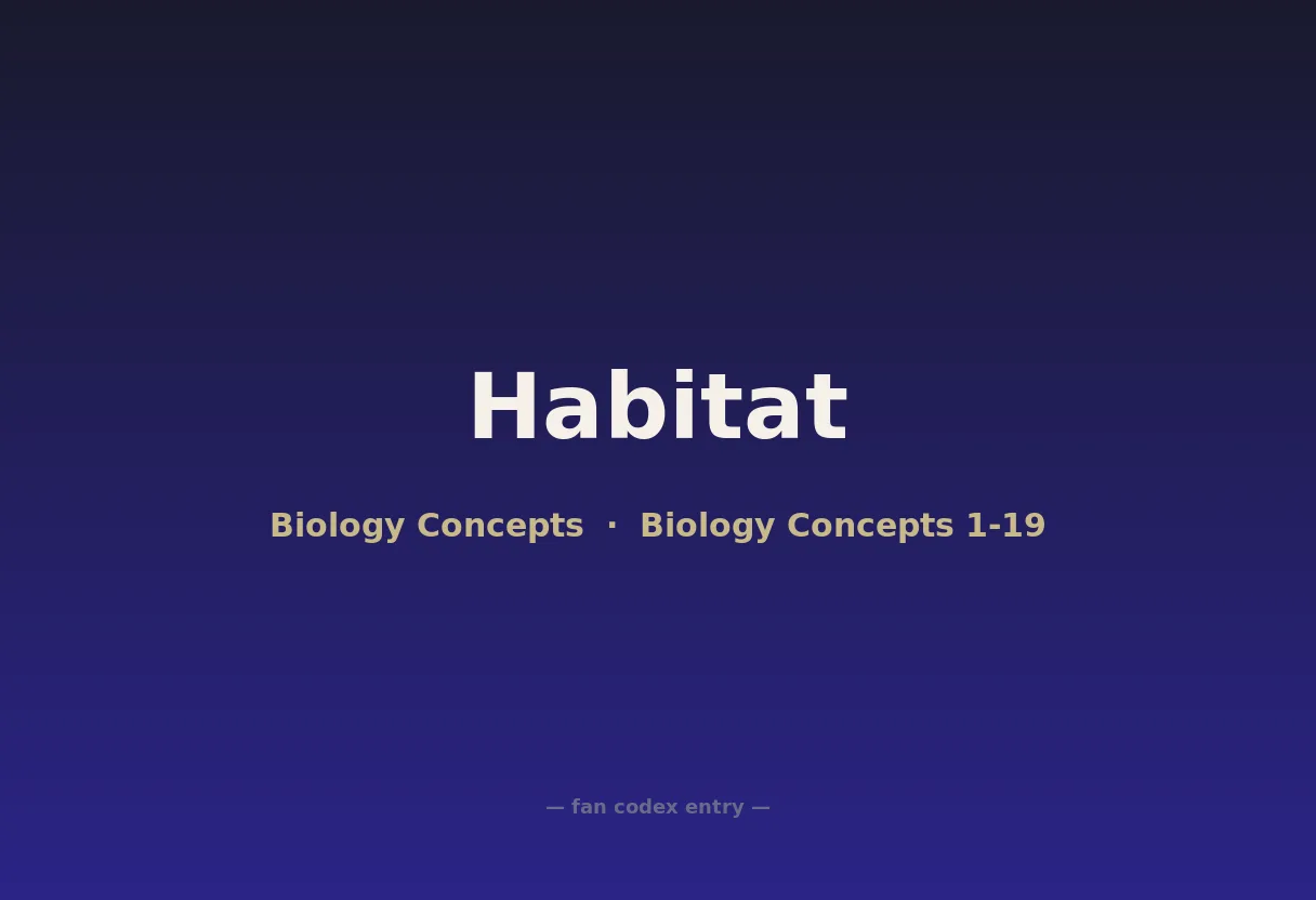 Habitat