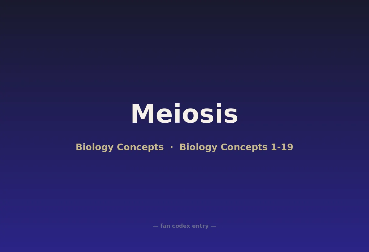 Meiosis