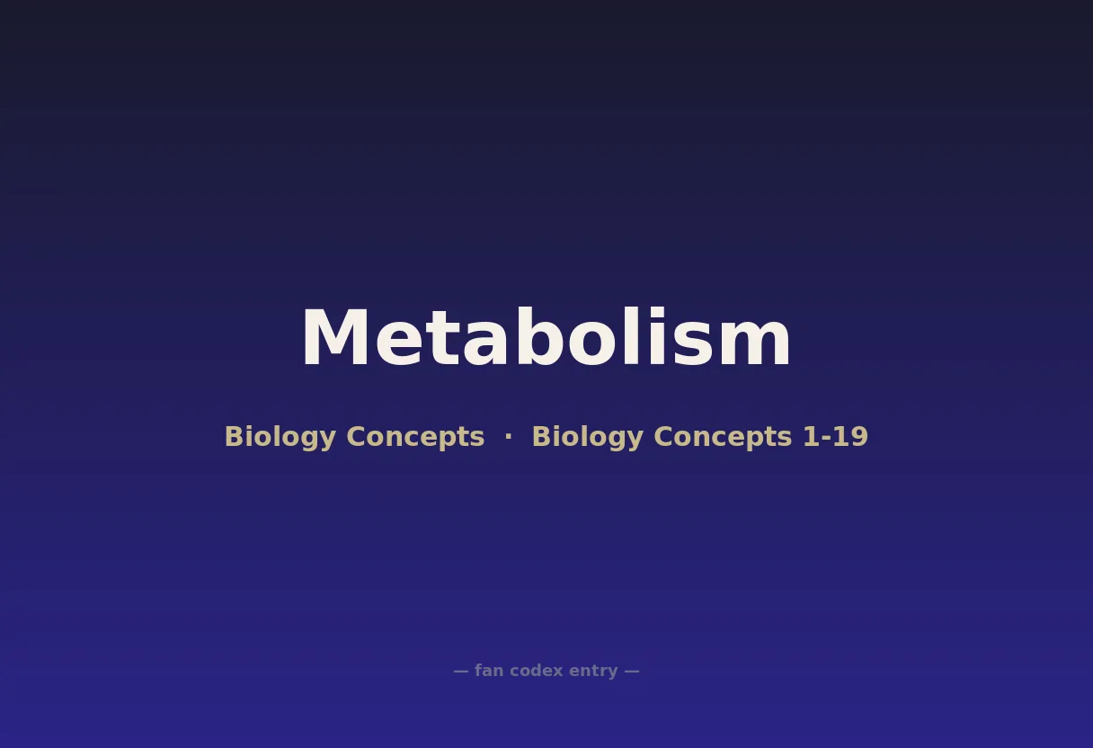 Metabolism