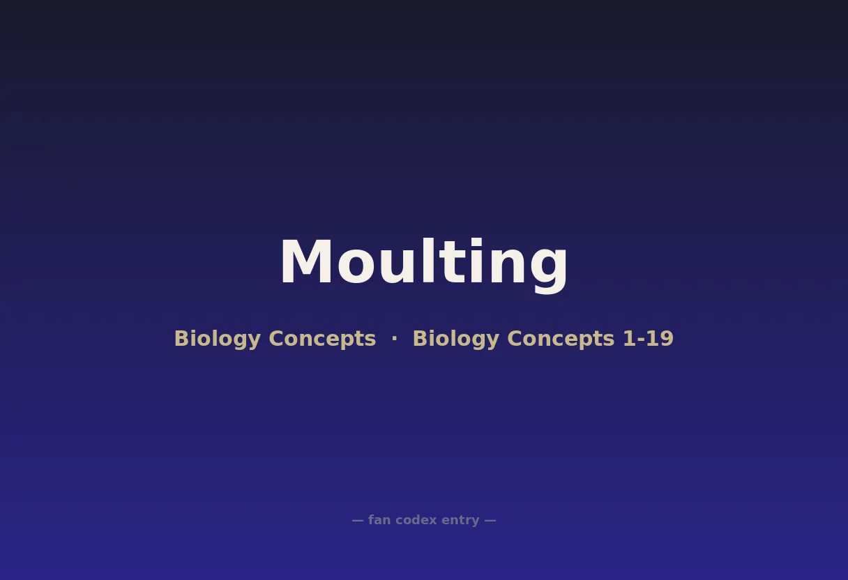 Moulting